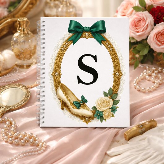 Carnet Initial S Stylish Elegant Regency