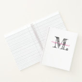 Carnet INITIAL Unique Creative Affirmation Mots Vrai (Intérieur)