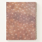 Carnet Initiale de monogramme à motif de faon d'académie (Dos)