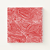 Carnet Initiale rouge (Dos)