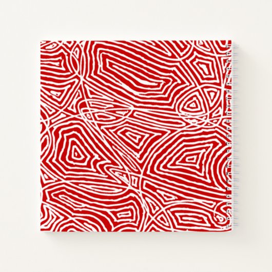 Carnet Initiale rouge (Dos)