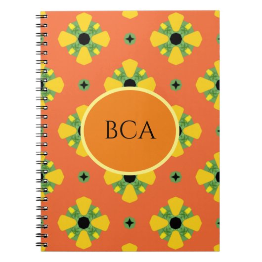Carnet INITIALES Cadeau d'anniversaire ou d'anniversaire (Devant)