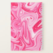 Carnet INITIALES D'Art Peint Swirl Jour des Valentines ro (Verso)