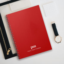 Initiales et nom de monogramme professionnel simpl