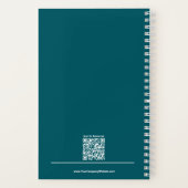Carnet Initiales Turquoise Autoriser votre passion Embras (Verso)