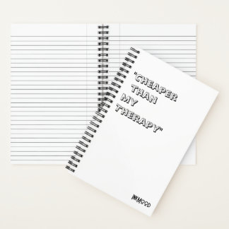Carnet InkMood: "Moins cher que ma thérapie"