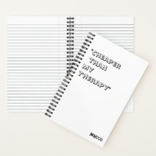 Carnet InkMood: "Moins cher que ma thérapie"