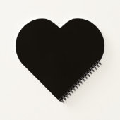 Carnet Inner Peace & Healing Heart-Shaped Zen Notebook (Dos)