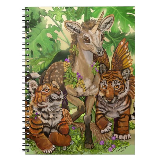 Carnet 'Innocence de la nouvelle' licorne (Devant)