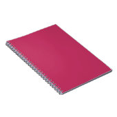 Carnet Innuendo rose foncé, couleur solide Rose rose (Côté Droit)