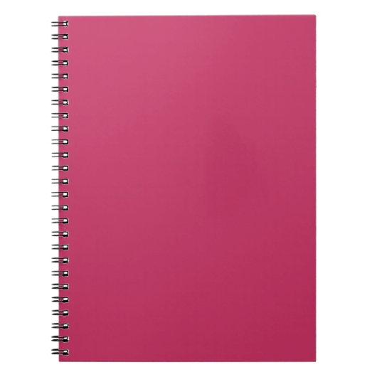 Carnet Innuendo rose foncé, couleur solide Rose rose (Devant)