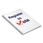 Carnet Inscrivez-Vous Au Vote 2026 (Côté Droit)