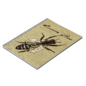 Carnet Insecte de la faune de l'abeille Queen (Côté gauche)