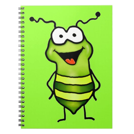 Carnet Insecte heureux (Devant)