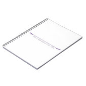 Carnet Insérer un devis inspirant ici - violet (Côté gauche)