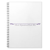 Carnet Insérer un devis inspirant ici - violet (Devant)