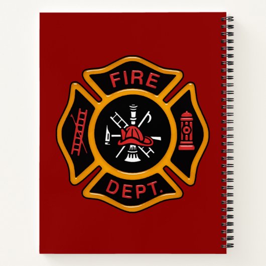 Carnet Insigne de pompier (Dos)