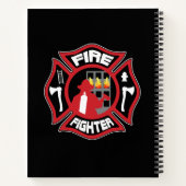 Carnet Insigne de pompier moderne (Dos)