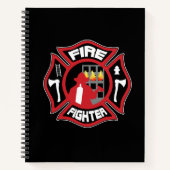 Carnet Insigne de pompier moderne (Devant)