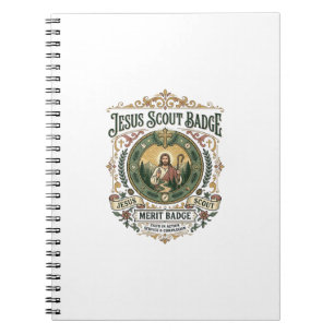Carnet Insigne de Scout Jésus Badge de Mérite Insigne de 