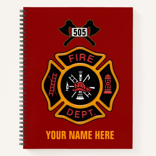 Carnet Insigne du service d'incendie (Devant)