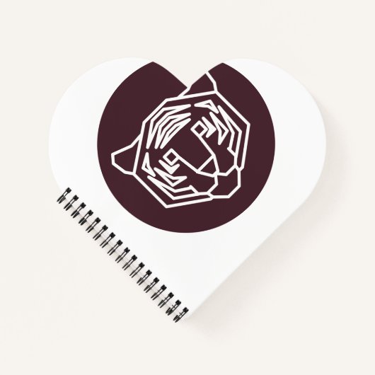 Carnet Insigne Visage Tiger (Devant)