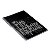 Carnet Inspecteur d'incendie Extraordinaire (Côté Droit)