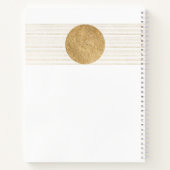 Carnet Inspirant Dire Soleil Doré Personnalisé (Dos)