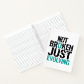 Carnet Inspirant Non Brisé, Simplement en Évolution (Intérieur)