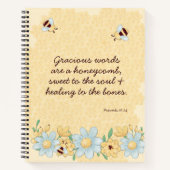 Carnet Inspiration Bee Honeycomb Christian (Devant)