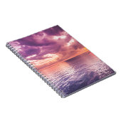 Carnet Inspiration du coucher de soleil sur l'océan (Côté Droit)