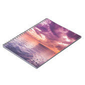 Carnet Inspiration du coucher de soleil sur l'océan (Côté gauche)
