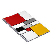 Carnet Inspiration mondrienne colorée (Côté Droit)