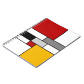 Carnet Inspiration mondrienne colorée (Côté gauche)