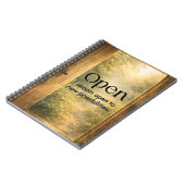 Carnet Inspiration pour la fixation d'objectifs et la man (Côté gauche)
