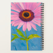 Carnet Inspiration sur papier fleur violette marguerite a (Verso)