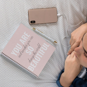 Carnet Inspiration Vous Êtes Si Belle Citation Positive
