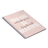 Carnet Inspiration Vous Êtes Si Belle Citation Positive (Côté Droit)