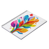 Carnet Inspirational Abstract Colorful Tree Painting (Côté gauche)