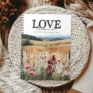 Carnet Inspirational Bible Verse 1 Corinthians 16:14