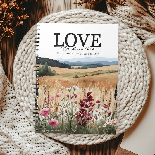 Carnet Inspirational Bible Verse 1 Corinthians 16:14