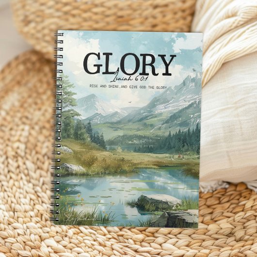 Carnet Inspirational Bible Verse Isaiah 60:1