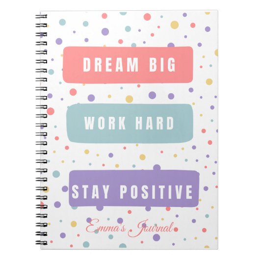 Carnet Inspirational Notebook (Devant)