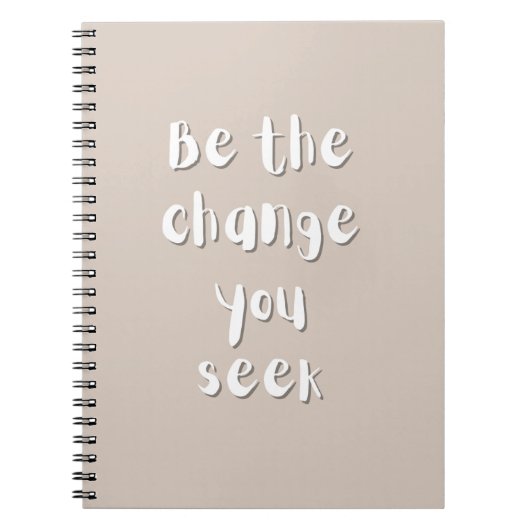 Carnet Inspirational Quotes Spiral Notebook (Devant)