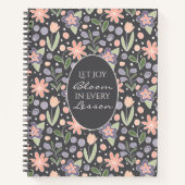 Carnet Inspirational Teacher Journal–Let Joy Bloom Design (Devant)