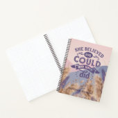 Carnet Inspirationnelle Elle Croyait Qu'Elle Pourrait Cit (Intérieur)