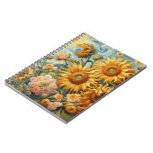 Carnet Inspirations tournesol (Côté gauche)