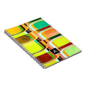 Carnet Inspiré de funky rétro coloré (Côté Droit)