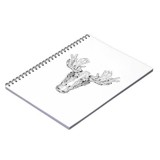 Carnet Inspiré d'un élan (Côté gauche)