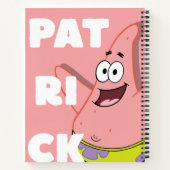 Carnet inspiré Patrick Star (Dos)